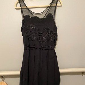 Anthropologie Meadow Rue Black Dress